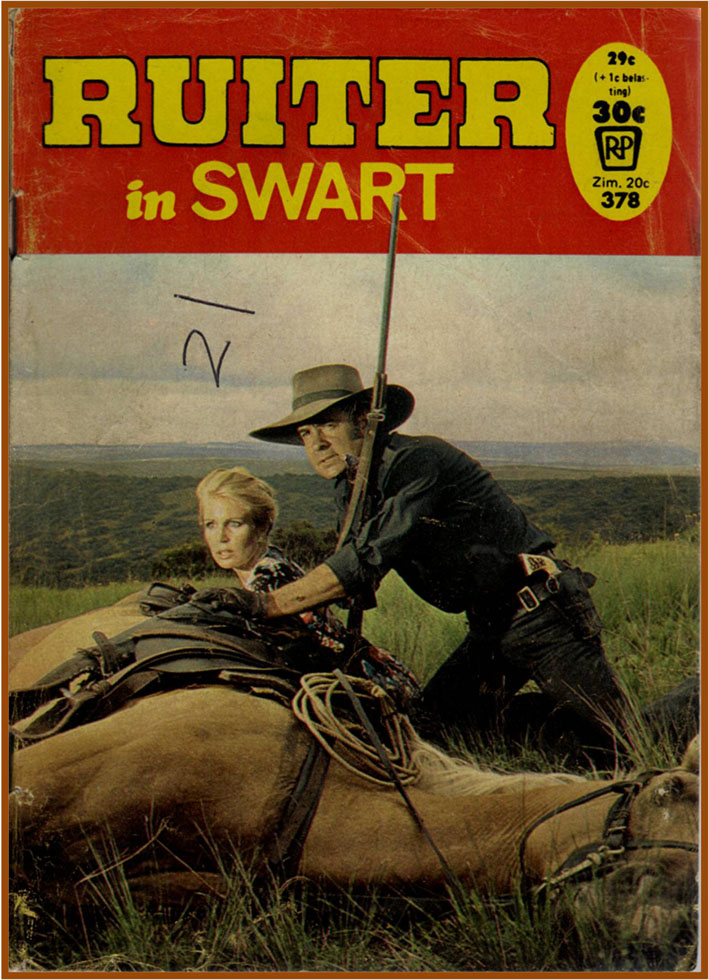 Ruiter in Swart